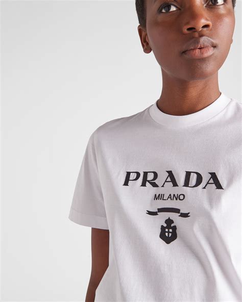 mens white prada tshirt|Prada shirt men price.